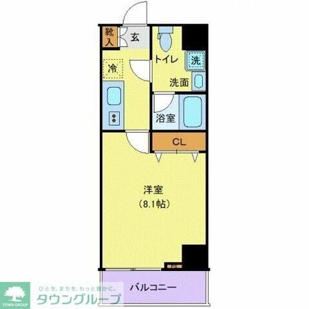B CITY TABATA SKYCOURTの物件間取画像